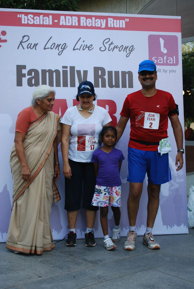 ADR Family relay run Oct – 2012